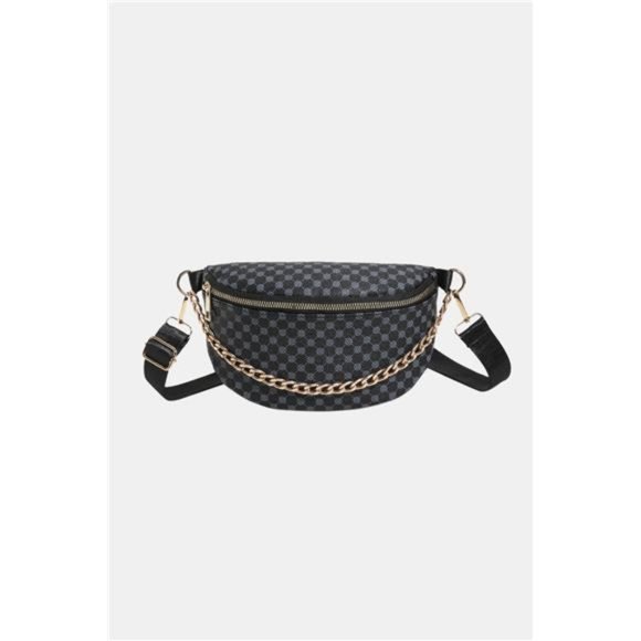 Printed PU Leather Sling Bag - Picture 14 of 16